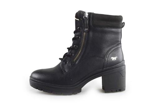 Mustang Veterboots in maat 40 Zwart | 10% extra korting, Kleding | Dames, Schoenen, Zwart, Zo goed als nieuw, Overige typen, Verzenden