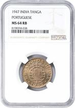 Portugees-India. 1 Tanga 1947 - NGC MS64