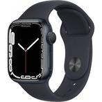 Apple Watch Series 7 41mm Zwart | GARANTIE, Telecommunicatie, Mobiele telefoons | Toebehoren en Onderdelen, Ophalen of Verzenden