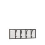 LABEL51 - Kapstok Gruff - Burned Steel Metaal, Huis en Inrichting, Woonaccessoires | Kapstokken, Nieuw, Minder dan 100 cm, Metaal