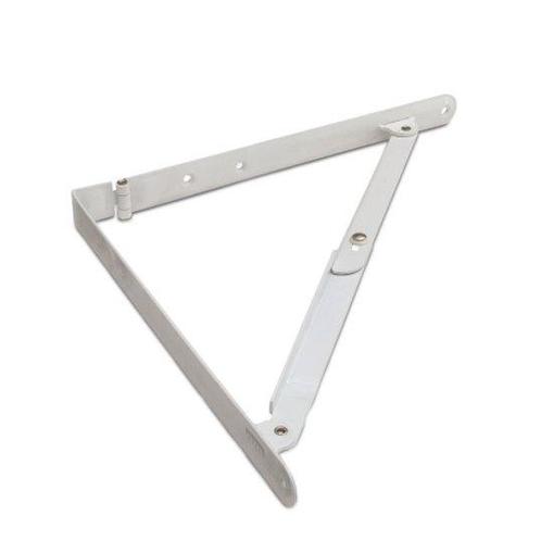 Plankdrager opvouwbaar 200x200 mm wit, Doe-het-zelf en Verbouw, Hang- en Sluitwerk, Nieuw, Ophalen of Verzenden