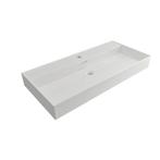 Wastafel Plieger Kansas 1 Kraangat 100x46,6 cm met Overloop, Doe-het-zelf en Verbouw, Sanitair, Ophalen of Verzenden, Nieuw, Overige typen