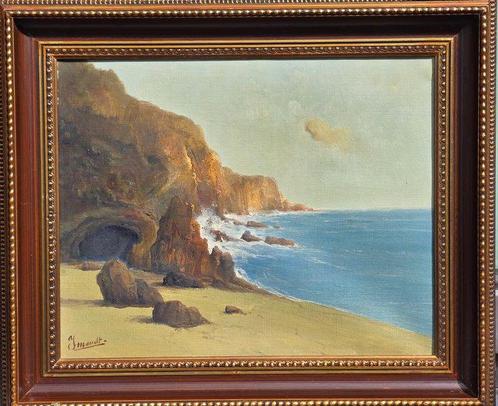 Willem Imandt (1882-1967) - Kust van java, Antiek en Kunst, Kunst | Schilderijen | Klassiek