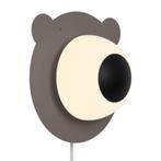 Bruine kinderkamer wandlamp metaal, Brunabear, met, Kinderen en Baby's, Kinderkamer | Inrichting en Decoratie, Ophalen of Verzenden