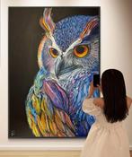 Luca Domiro - Quite Wisdom (Owl), Antiek en Kunst