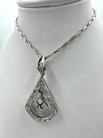 Zonder Minimumprijs - Ketting met hanger - 18 karaat Witgoud, Sieraden, Tassen en Uiterlijk