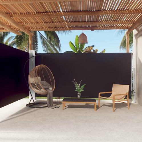 vidaXL Windscherm uittrekbaar 180x600 cm zwart, Tuin en Terras, Zonneschermen, Nieuw, Verzenden