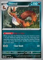 Thievul 120/182 holo Paradox Rift, Hobby en Vrije tijd, Verzamelkaartspellen | Pokémon, Ophalen of Verzenden, Nieuw, Losse kaart