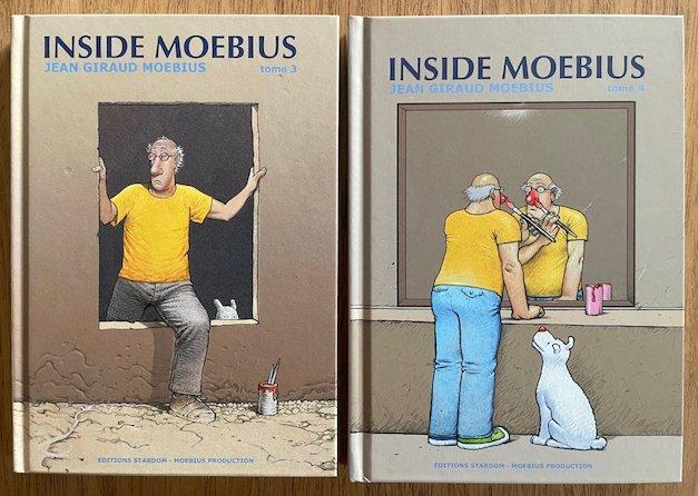 Inside Moebius T3 + T4 - 2x C - 2 Album - Eerste druk -, Boeken, Stripboeken