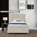 Eenpersoonsbed Juva met matras en opbergruimte 90x200 cm bei, Verzenden, Nieuw