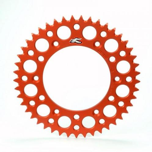 Renthal achtertandwiel 49 tands aluminum Oranje KTM SX/SX-F/, Motoren, Onderdelen | Merk-onafhankelijk, Ophalen of Verzenden