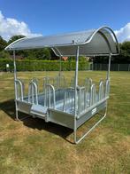 Grote hooiruif 2x2 mtr. 12 voerpl.showmodel: € 1699,- incl., Weidegang, 4 paarden of pony's of meer