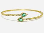 Armband - 18 karaat Geel goud - 3.80ct. tw. Diamant, Sieraden, Tassen en Uiterlijk, Armbanden, Nieuw