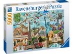 Ravensburger Big City Collage - Legpuzzel - 5000 stukjes -, Verzenden, Zo goed als nieuw