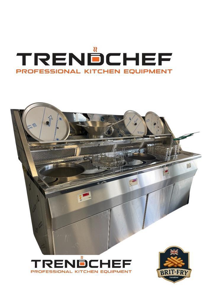 Bakwand Orlando 4 Pannen 4x 18 liter Met Randafzuiging, Zakelijke goederen, Horeca | Keukenapparatuur, Nieuw in verpakking