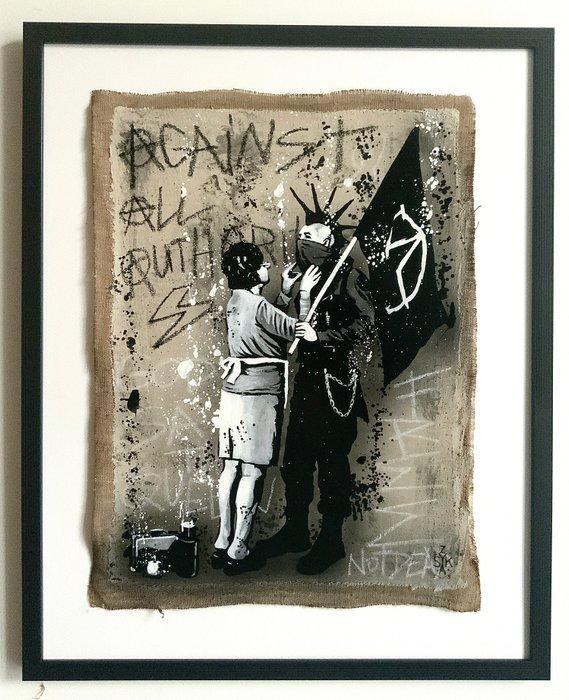 Elisée Skayzoo - Punk, Antiek en Kunst, Kunst | Schilderijen | Modern