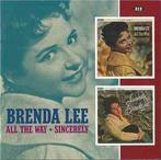 cd - Brenda Lee - All The Way â¢ Sincerely, Verzenden, Zo goed als nieuw
