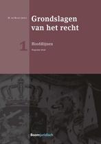 Grondslagen van het recht / 1: Hoofdlijnen / Boom Juridische, Verzenden, Gelezen, M. de Blois