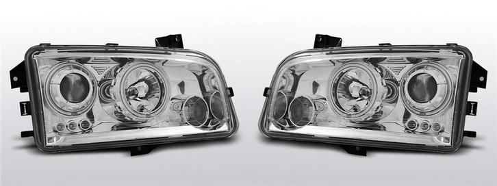 Carnamics Koplampen |   | Angel Eyes chroom, Auto-onderdelen, Verlichting, Nieuw, Verzenden