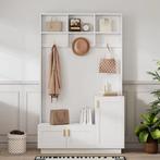 Witte Hal Kast met Bank, Schoenenreken Kapstok 200×120×40 cm, Huis en Inrichting, Kasten | Buffetkasten, Verzenden, Nieuw
