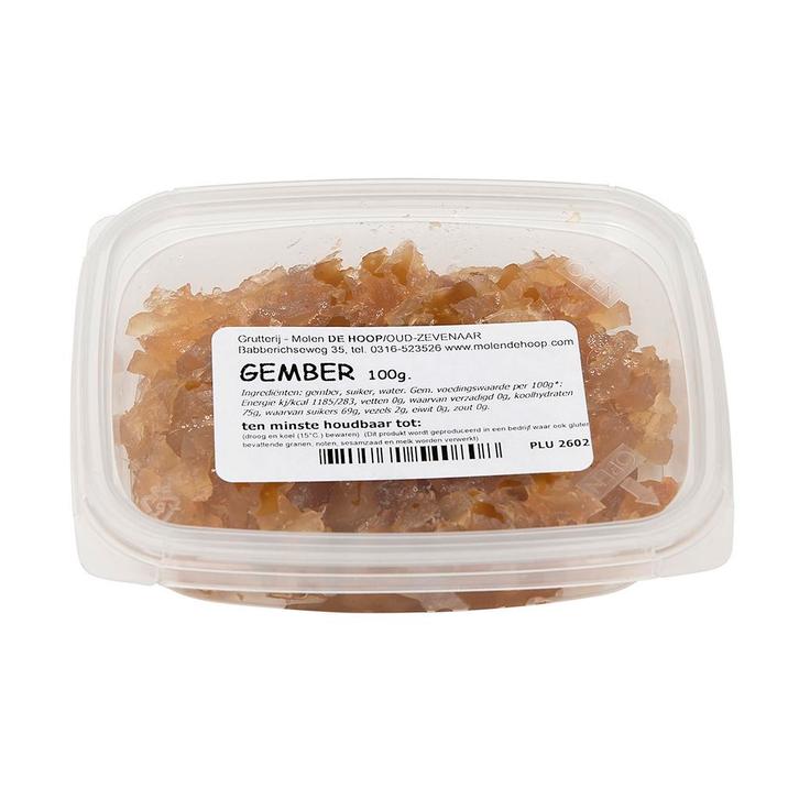Molen de Hoop Gember 100gr, Hobby en Vrije tijd, Taarten en Cupcakes maken, Nieuw, Verzenden