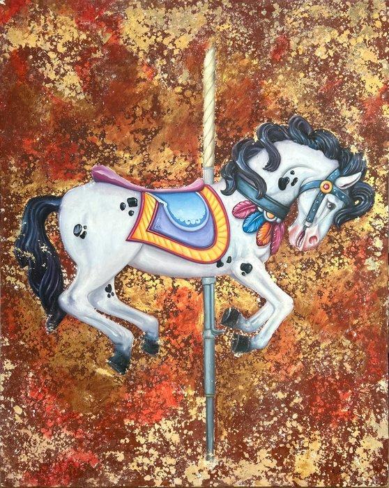 E. LOSADA - CABALLITO - XXL, Antiek en Kunst, Kunst | Schilderijen | Modern