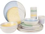 Bo-Camp - Pastel - Servies - Annecy - 16 Stuks, Verzenden, Zo goed als nieuw