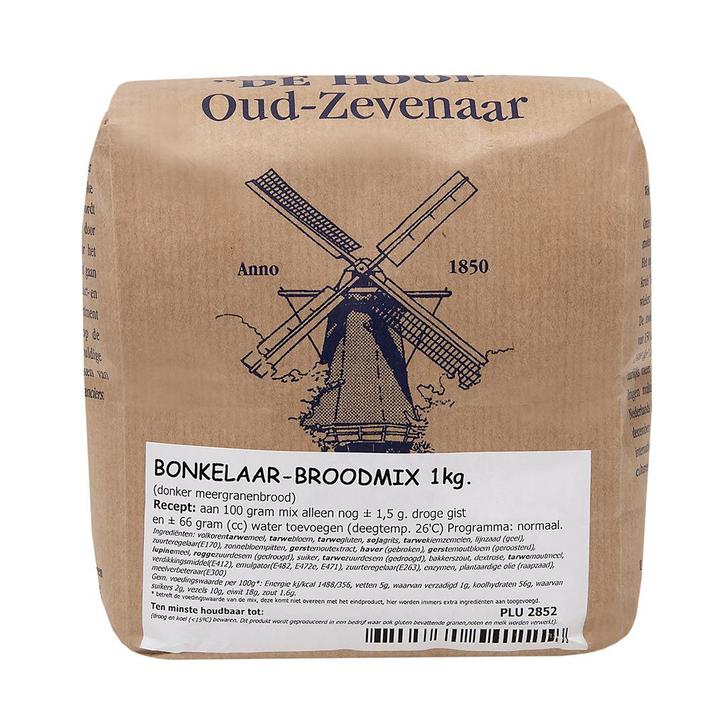 Molen de Hoop Bonkelaar Broodmix 1kg, Hobby en Vrije tijd, Taarten en Cupcakes maken, Nieuw, Verzenden