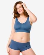 HEMA Dames shorties stretch katoen - 2 stuks blauw, Kleding | Dames, Ondergoed en Lingerie, Verzenden, Blauw
