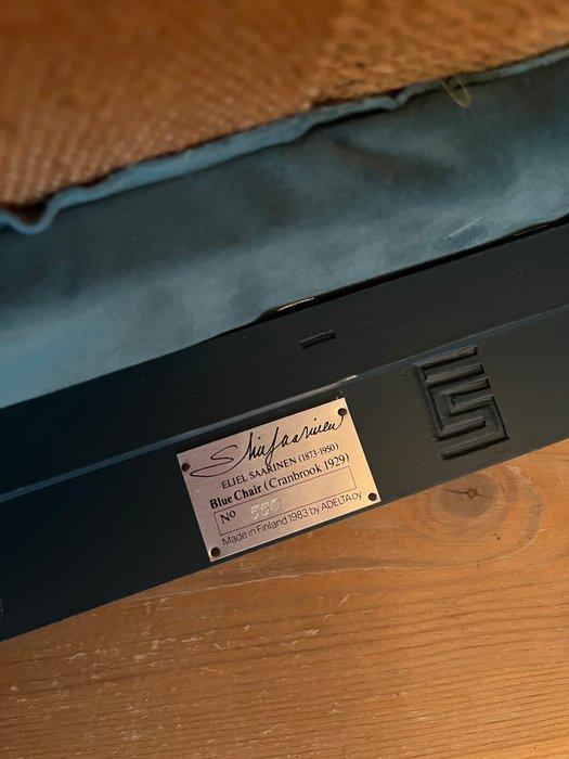 Adelta - Eliel Saarinen - Fauteuil - Blauwe stoel (Cranbrook, Antiek en Kunst, Antiek | Meubels | Stoelen en Banken