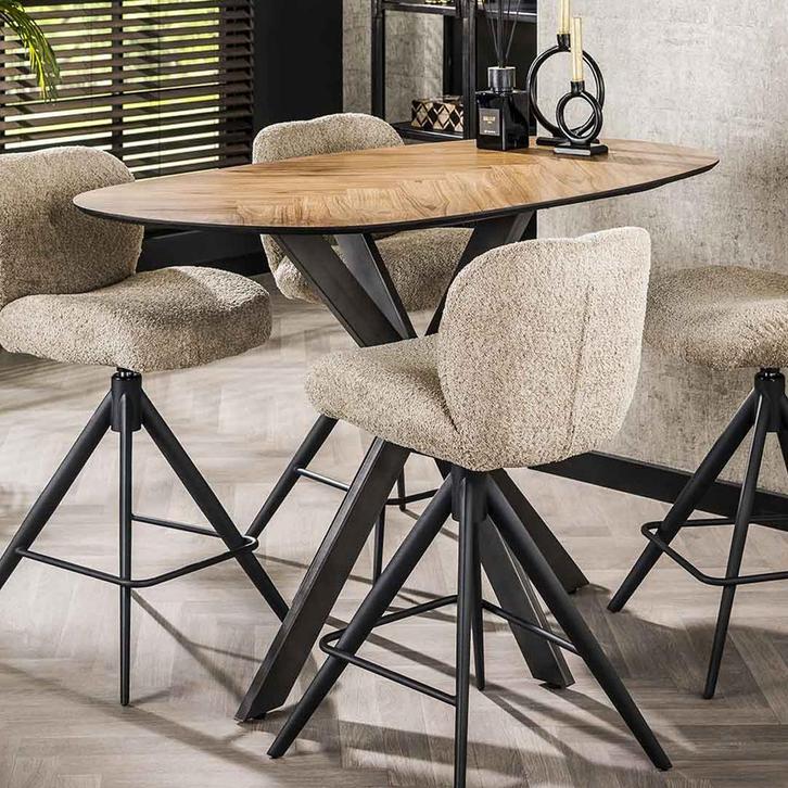 *WOONWINKEL* Bartafel 140 Cm Organisch, Huis en Inrichting, Tafelonderdelen, Nieuw, Verzenden