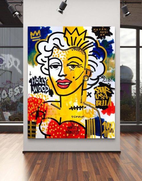 LACRISS (1990) - Stereotype + Pop + Marilyn Monroe + XL, Antiek en Kunst, Kunst | Schilderijen | Modern