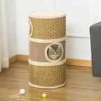 TRUUSK Kattenkrabpaal - 3 niveaus - Klimboom - Sisal en Pluc