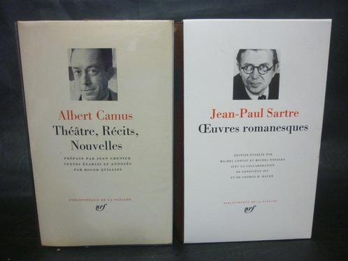Albert Camus - Jean-Paul Sartre - Œuvres Romanesques -, Antiek en Kunst, Antiek | Boeken en Bijbels