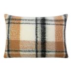 Kussen ruit boucle beige 40x60cm, Verzenden, Nieuw