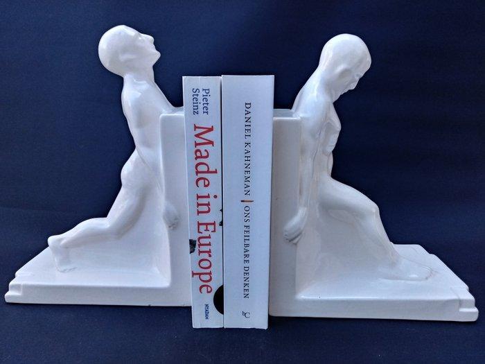 Plateelbakkerij Zuid-Holland - sculptuur, Boekensteun - 29, Antiek en Kunst, Kunst | Designobjecten