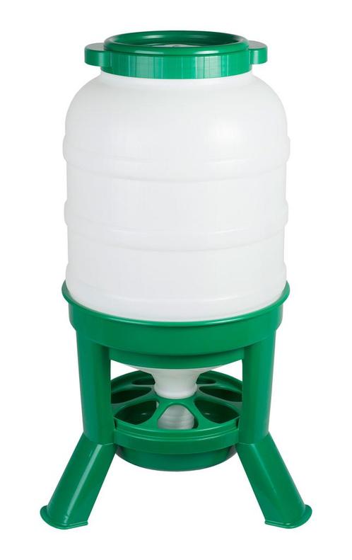 Hopper feeder plastic groen 40 liter, Dieren en Toebehoren, Vogels | Hokken en Kooien, Nieuw, Ophalen of Verzenden