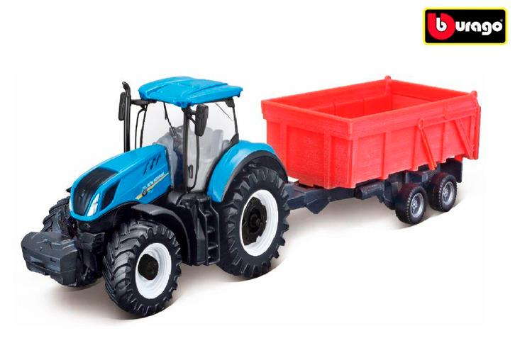 Bburago tractor New   Holland T7.315 met   kiepwagen, Kinderen en Baby's, Speelgoed | Overig, Nieuw, Ophalen of Verzenden