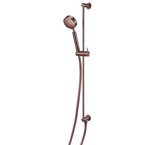 Glijstangset Qisani Flow Geborsteld Copper, Doe-het-zelf en Verbouw, Sanitair, Kraan, Nieuw, Ophalen of Verzenden