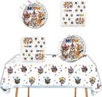 41-delige set Happy Cats met bordjes,servetten en tafelkleed, Dieren en Toebehoren, Verzenden, Nieuw