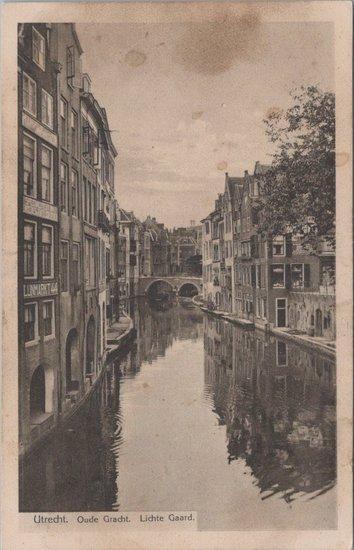 UTRECHT - Oude Gracht. Lichte Gaard, Verzamelen, Ansichtkaarten | Nederland, Verzenden