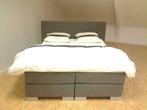 Boxspring Angel Pocket 160 x 210 Detroit Anthracite €632,50, 210 cm, Blauw, 160 cm, Nieuw