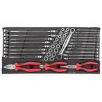 Datona 42-delige ring-steeksleutelset, ratelset en tangen -, Ophalen of Verzenden, Nieuw