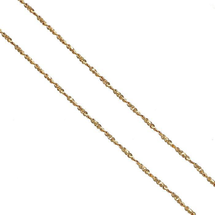 Halsketting - 18 karaat Geel goud, Sieraden, Tassen en Uiterlijk, Kettingen