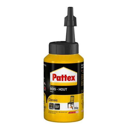 Pattex Supersnelle transparante houtlijm - 250 gram - ste..., Doe-het-zelf en Verbouw, IJzerwaren en Bevestigingsmiddelen, Nieuw