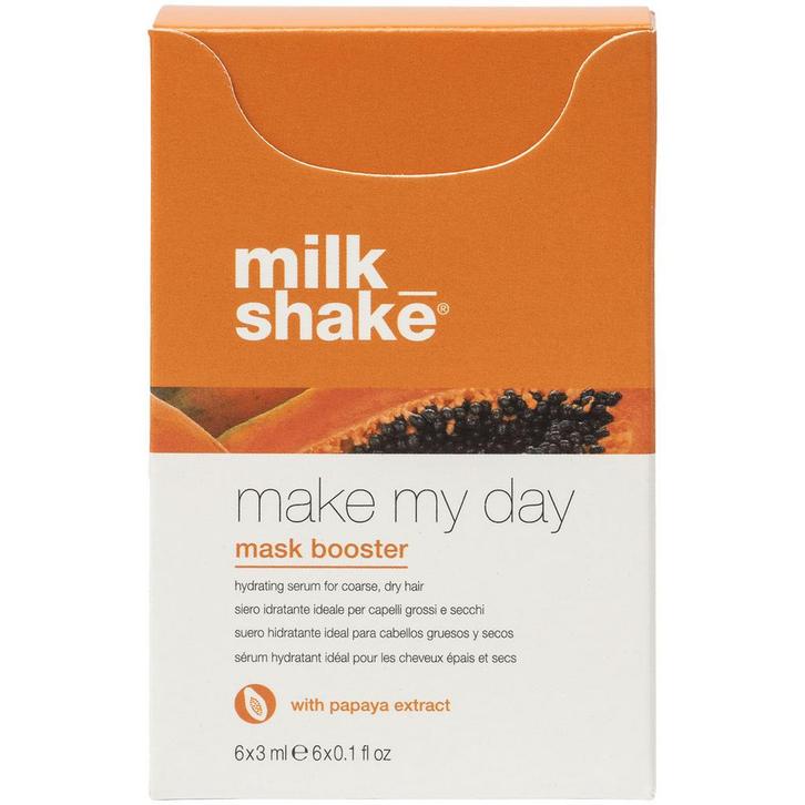 Milk Shake  Make My Day Booster Papaya  3 ml x 6, Sieraden, Tassen en Uiterlijk, Uiterlijk | Haarverzorging, Nieuw, Verzenden