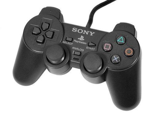 PS2/PS1 Controller DualShock 1 - Donker Grijs - Sony, Spelcomputers en Games, Spelcomputers | Sony PlayStation Consoles | Accessoires