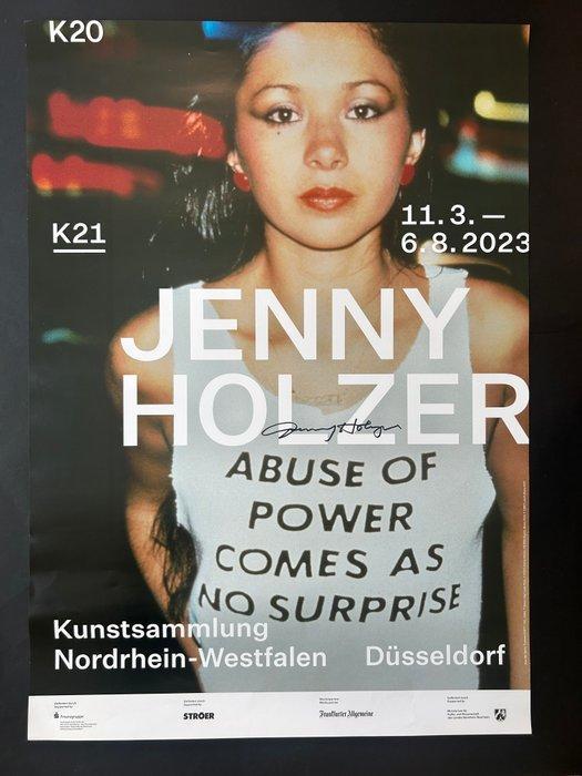 Jenny Holzer - exhibition poster, originally signed. - 2020s, Antiek en Kunst, Kunst | Tekeningen en Foto's