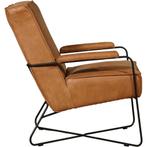 Leren fauteuil Hope, Huis en Inrichting, Fauteuils, Leren fauteuil Hope past perfect in uw interieur als u woonstijl: Eigentijds, Industrieel, Modern, Scandinavisch is.