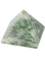 Edelsteen Piramide Jade Serpentijn - 35 mm, Verzamelen, Mineralen en Fossielen, Verzenden